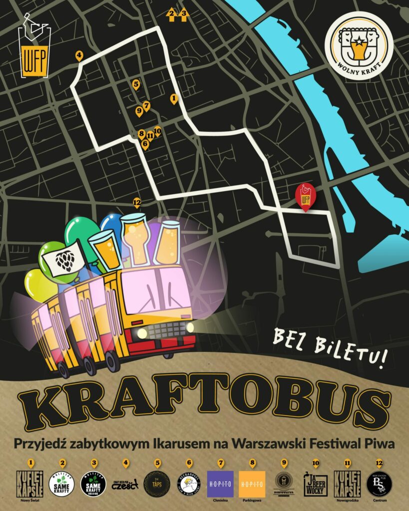 Kraftobus WFP21 Wolny Kraft Warszawski Festiwal Piwa